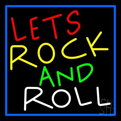 Die hochzeitseinladungen let´s rock 'n' roll sagen es auf einen blick: Lets Rock N Roll 2 Neon Sign | Rock n Roll Guitar Neon Signs - Every Thing Neon