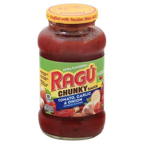 Ragú Tomato Garlic And Onion Chunky Sauce 24 Oz From Russs Market