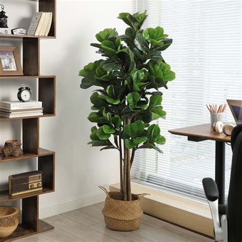 primrue 2 piece artificial ficus tree in pot set wayfair