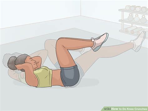 Easy Ways To Do Knee Crunches Wikihow