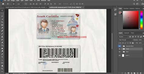 South Carolina Driving License Psd Template V Fakedocshop