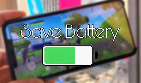 How To Save Battery While Playing Fortnite Mobile Tips