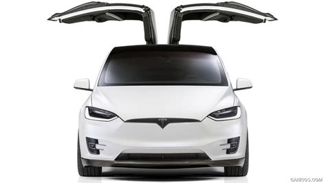 2017 Novitec Tesla Model X Doors Up Front Caricos