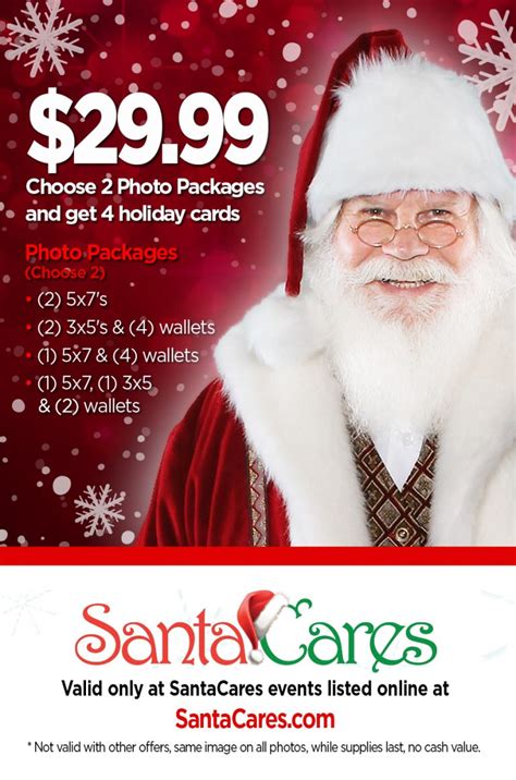 Santa Set Choose 2 Photo Packages And Get 4 Holiday Cards For 2999