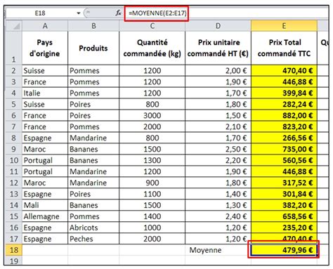 Maybe you would like to learn more about one of these? 06 - Excel 2010 - formules et fonctions - fonction MOYENNE ...