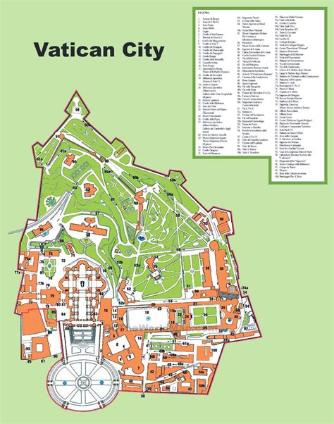 Vatican City On A World Map World Map