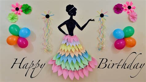 Wall Decoration With Paper For Birthday Paper Garland Birthday