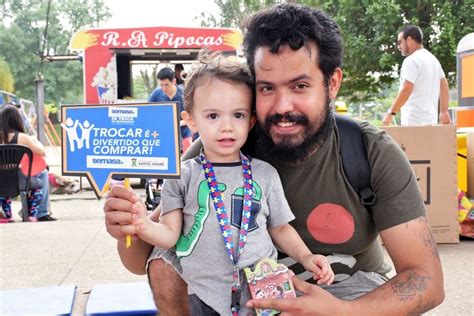 santo andré retoma feira de troca de brinquedos com show de sustentabilidade e solidariedade