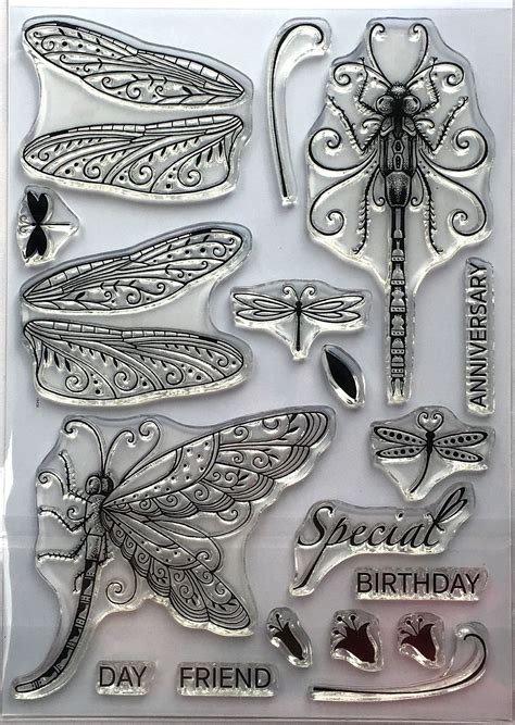 Pink Ink Designs Stamp Set Dragonfly By Aline Kreatief