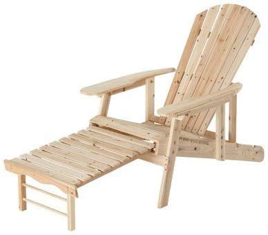 This adirondack chair is great as an outdoor chair. Amazon.com : Adjustable Unfinished Cedar/Fir Adirondack ...