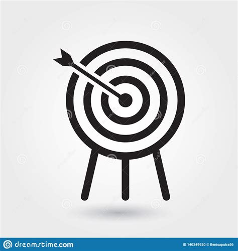 The first target of project teer go for gold is achieved; Archery Vector Icon, Sports Symbol. Modern, Simple Outline ...
