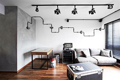 10 Industrial Style Homes With Exposed Pipes And Trunking Home