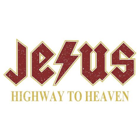 Jesus Highway To Heaven Sticker By David Ayala Jesus Vinyl Sticker