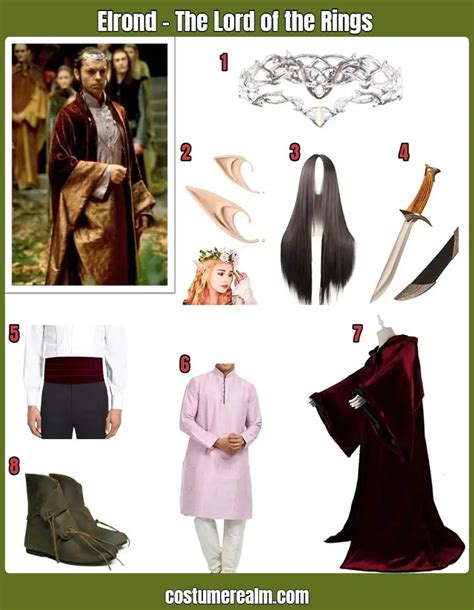 Elrond The Lord Of The Rings Costume Realm