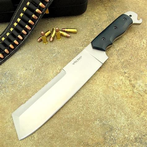 Austins Custom Handmade D2 Tool Steel Knife Machete Survival Spec Ops