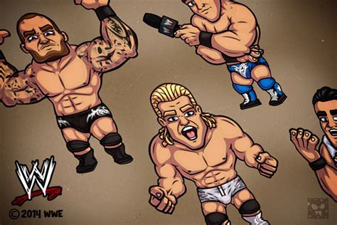 Wwe Wrestlers Cartoon