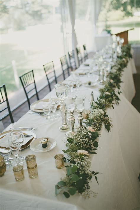 Alena And Paul Bespoke Decor Head Table Wedding Flowers Bridal Party