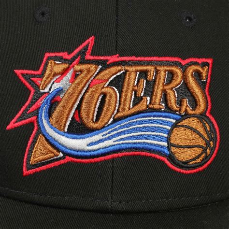 Philadelphia 76ers sixers vintage nba embroidered logo red blue cap snapback new. Low Profile 76ers Cap by Mitchell & Ness - 26,95
