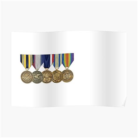 Military Medal Poster By Montanaiss Redbubble