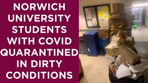 Norwich University Students Quarantined With Dirty Gross Dorm