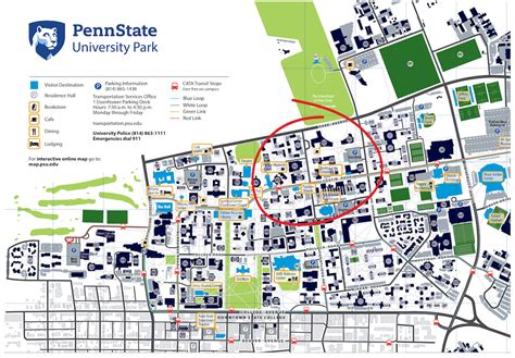 Map Of Penn State Campus Ricca Chloette