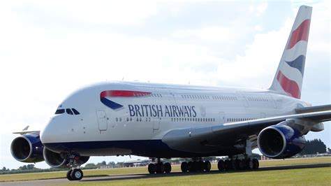 A380 Superjumbo In Cardiff In Pictures Bbc News