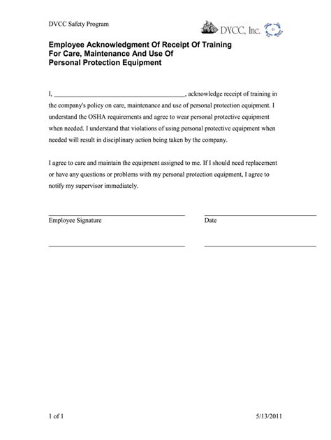 Ppe Acknowledgement Form Fill Out And Sign Printable Pdf Template Images The Best Porn Website