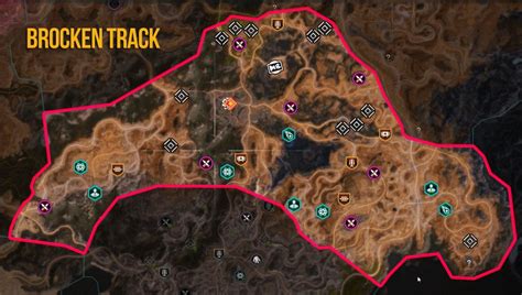 Rage 2 Map Rage 2 Ark Locations Map Map Of Arks And Their Contents