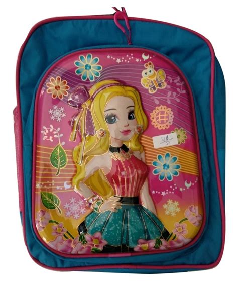 Polyester Blue Barbie Backpack Number Of Compartments 4 Bag Capacity