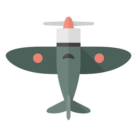 Premium Vector Vintage Airplane Icons In Flat Color Style