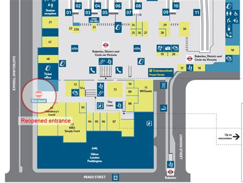 Paddington Station Layout Map