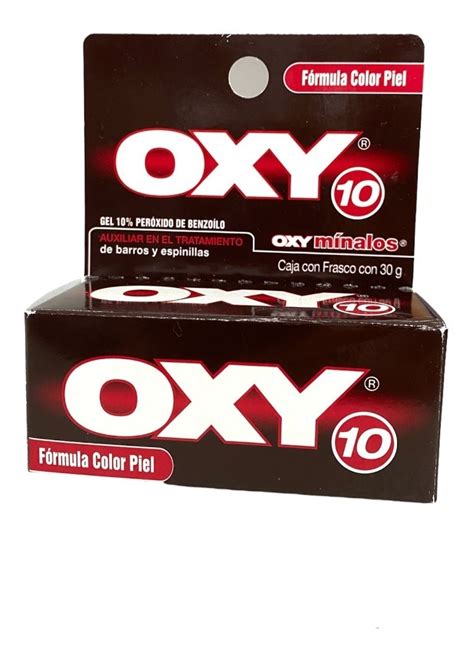 Oxy 10 Anti Barros Y Espinillas Fórmula Color Piel 30g Mercadolibre