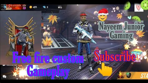 Immerse yourself in an unparalleled gaming experience on pc with more precision players freely choose their starting point with their parachute and aim to stay in the safe zone for as long as possible. Free Fire Custom room Gameplay | Nayeem Junior Gaming ...
