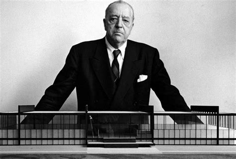 Mies added his mother's surname, 'van der rohe', after establishing himself as an architect. Ludwig Mies van der Rohe Less is more