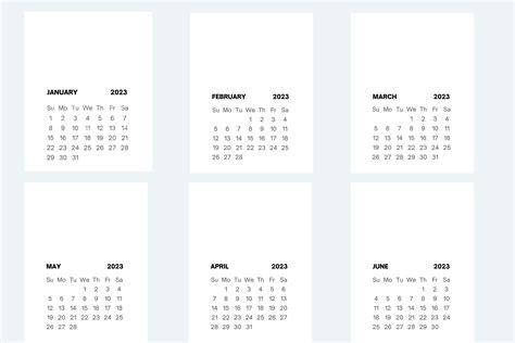 2023 Calendar Canva Template 100 Editable 2023 Planner Etsy