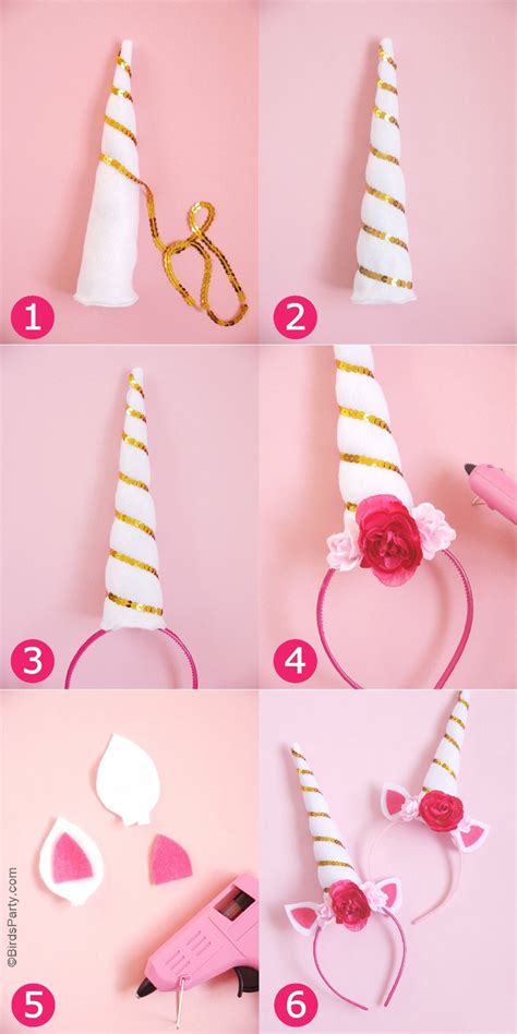 再入荷予約販売 Unicorn Headband Party Supplies Silver Horn Favor