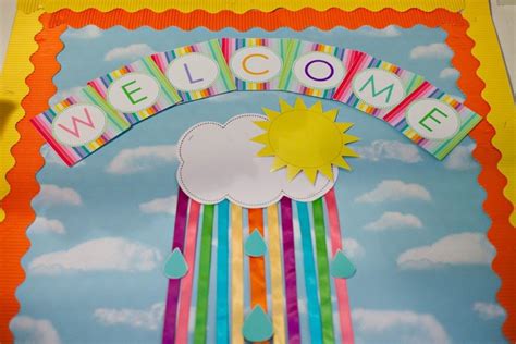 Welcome Back To School Bulletin Board♥ Rainbow Bulletin Boards
