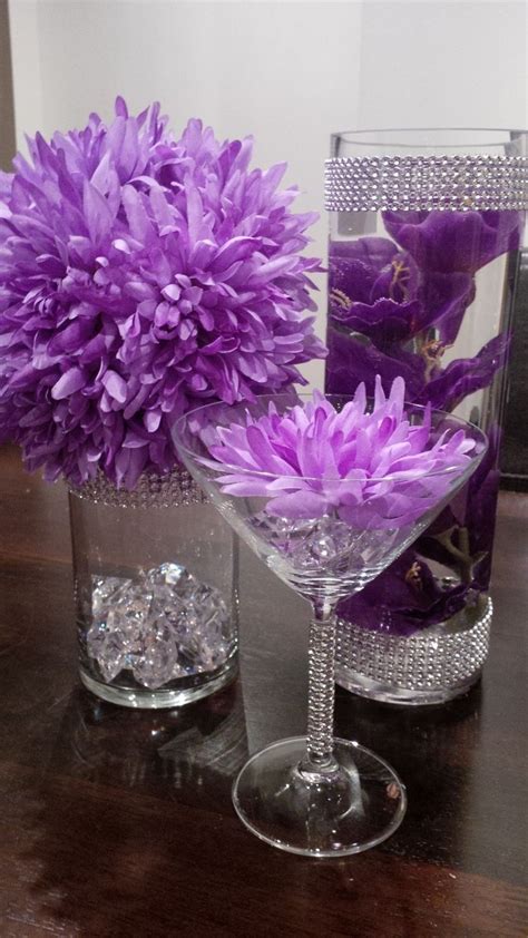 Featuring a classic ivory and silver color tone complete with the most decadent details, these candles are pretty much orange color palettes wedding color combinations modern wedding styles wedding modern color palette decor color. 24 Best Purple Quinceanera Decor | Orange wedding centerpieces, Purple wedding centerpieces, Diy ...