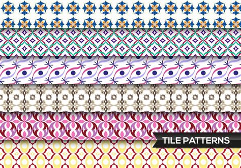 Tile Patterns Vector Free 110026 Vector Art At Vecteezy