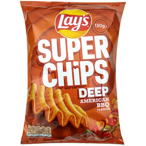 Lays Super Chips Deep American Bbq