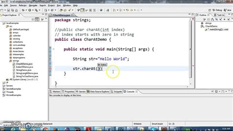 How To Get The Character In A String In Java YouTube