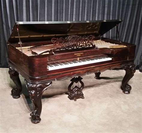 Steinway And Sons Victorian Square Grand Piano Antique
