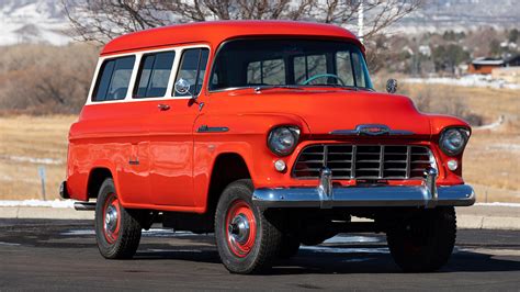 1956 Chevy Suburban With Napco 4x4 Conversion At Mecum Indy