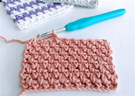 Moss Stitch Crochet Tutorial My Crochet Space