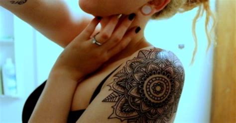 Symmetrical Shoulder Tattoo Tattoos Pinterest