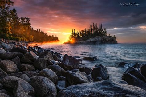 Lake Superior Sunrise Ben R Cooper Photography