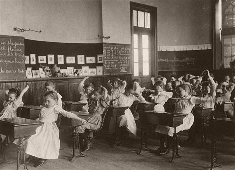 Vintage U S Classroom Scenes Late 19th Century Monovisions Black And White Photography
