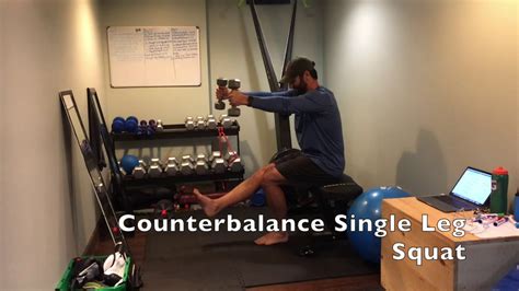 Counterbalance Single Leg Squat Youtube