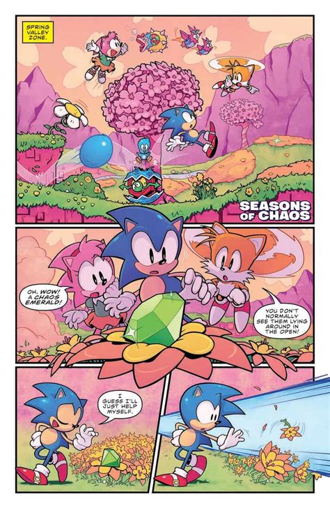 Sneak Peek Idw Publishings Sonic The Hedgehog 30th Anniversary