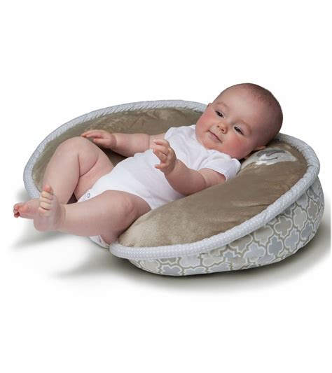 When you transition your toddler to a normal bed, you can choose to introduce a toddler pillow, which is usually thin and firm. Boppy Pillow with Luxe Slipcover - Elephant Snuggle